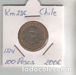 Monedas antiguas de Am&eacute;rica: MONEDA CHILE 100 PESOS 2006 - Foto 1