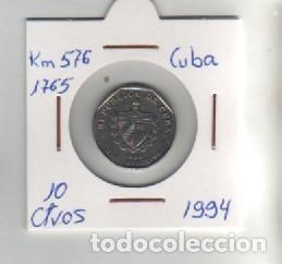 Monedas antiguas de Am&eacute;rica: MONEDA CUBA 10 CENTAVOS 1994 - Foto 1