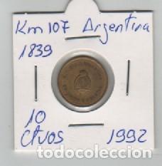 Monedas antiguas de Am&eacute;rica: MONEDA ARGENTINA 10 CENTAVO 1992 - Foto 1