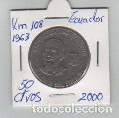 Monedas antiguas de Am&eacute;rica: MONEDA ECUADOR 50 CENTAVOS 2000 - Foto 1