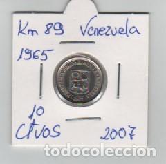 Monedas antiguas de Am&eacute;rica: MONEDA VENEZUELA 10 CENTAVOS 2007 - Foto 1