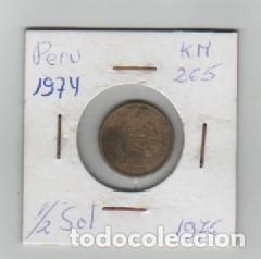 Monedas antiguas de Am&eacute;rica: MONEDA PERU 1/2 SOL 1976 - Foto 1