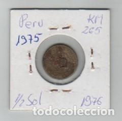 Monedas antiguas de Am&eacute;rica: MONEDA PERU 1/2 SOL 1976 - Foto 1