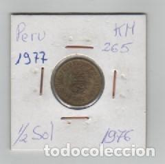 Monedas antiguas de Am&eacute;rica: MONEDA PERU 1/2 SOL 1976 - Foto 1