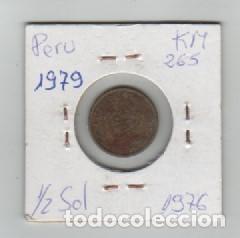 Monedas antiguas de Am&eacute;rica: MONEDA PERU 1/2 SOL 1976 - Foto 1