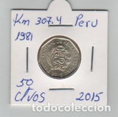 Monedas antiguas de Am&eacute;rica: MONEDA PERU 50 CENTAVOS 2015 - Foto 1