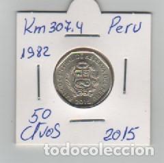 Monedas antiguas de Am&eacute;rica: MONEDA PERU 50 CENTAVOS 2015 - Foto 1