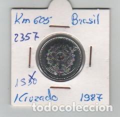Monedas antiguas de Am&eacute;rica: MONEDA BRASIL 1 CRUZADO 1987 - Foto 1
