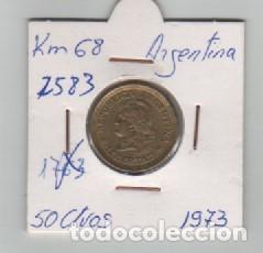 Monedas antiguas de Am&eacute;rica: MONEDA ARGENTINA 50 CENTAVOS 1973 - Foto 1