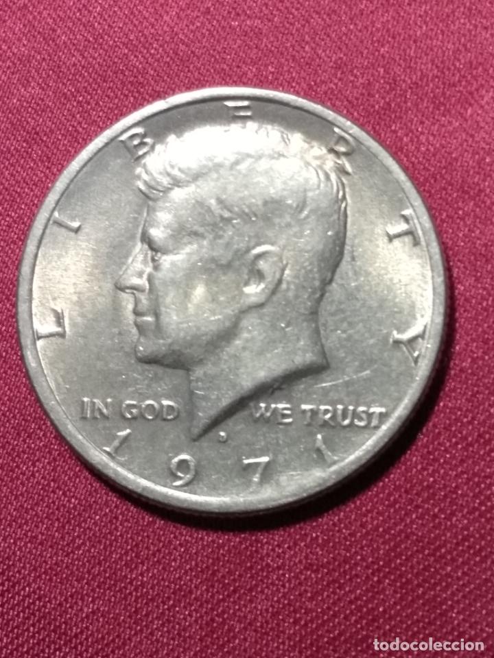 Monedas antiguas de Am&eacute;rica: MONEDA.  HALF DOLLAR KENNEDY 1971 - Foto 2
