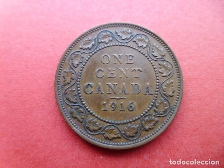Monedas antiguas de Am&eacute;rica: CANADA 1 CENT 1916 - Foto 2