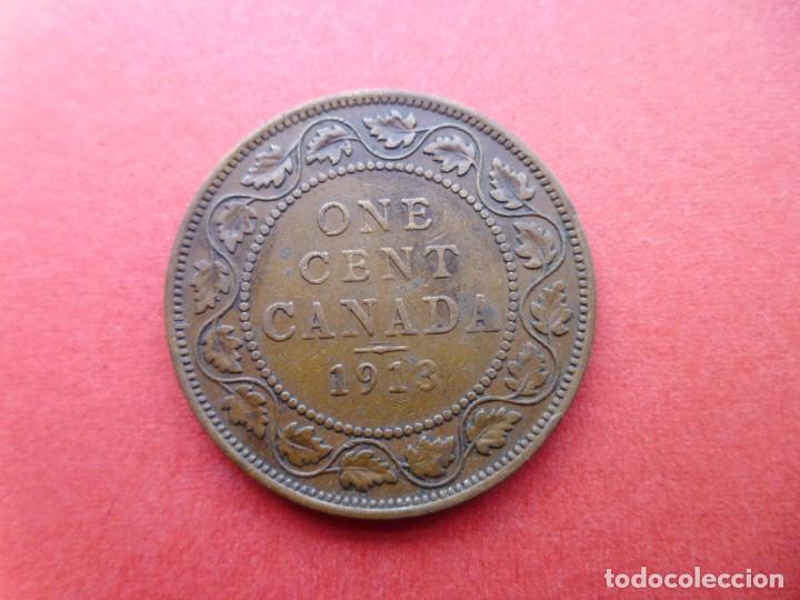 Monedas antiguas de Am&eacute;rica: CANADA 1 CENT 1913 - Foto 1