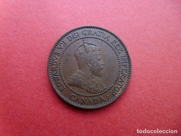 Monedas antiguas de Am&eacute;rica: CANADA 1 CENT 1908 - Foto 2