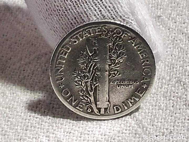 Monedas antiguas de Am&eacute;rica: USA - 1 dime 1941 - plata - EBC/EF - Foto 2