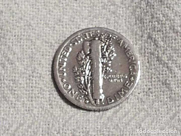 Monedas antiguas de Am&eacute;rica: USA - 1 dime 1941 - plata - EBC/EF - Foto 3