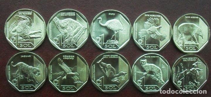 Peru 1 Sol Set Completo De 10 Monedas 17 19 Sold Through Direct Sale