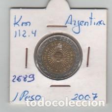 Monedas antiguas de Am&eacute;rica: MONEDA ARGENTINA 1 PESO 2007 - Foto 1