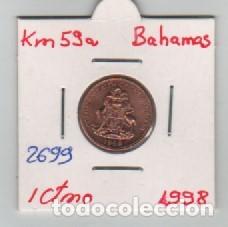 Monedas antiguas de Am&eacute;rica: MONEDA BAHAMAS 1 CENTAVO 1998 - Foto 1