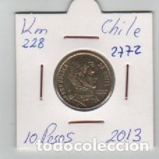 Monedas antiguas de Am&eacute;rica: MONEDA CHILE 10 PESO 2013 - Foto 1