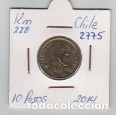 Monedas antiguas de Am&eacute;rica: MONEDA CHILE 10 PESO 2014 - Foto 1