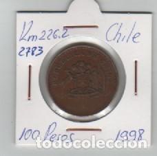 Monedas antiguas de Am&eacute;rica: MONEDA CHILE 100 PESO 1998 - Foto 1