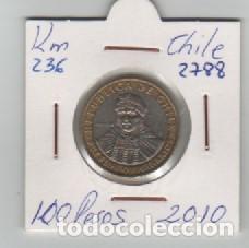 Monedas antiguas de Am&eacute;rica: MONEDA CHILE 100 PESO 2010 - Foto 1