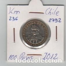 Monedas antiguas de Am&eacute;rica: MONEDA CHILE 100 PESO 2012 - Foto 1