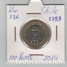 Monedas antiguas de Am&eacute;rica: MONEDA CHILE 100 PESO 2014 - Foto 1