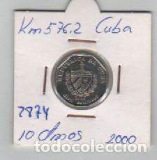 Monedas antiguas de Am&eacute;rica: MONEDA CUBA 10 CENTAVOS 2000 - Foto 1