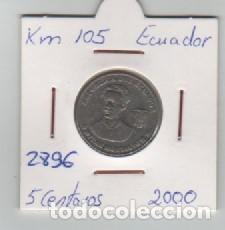Monedas antiguas de Am&eacute;rica: MONEDA ECUADOR 5 CENTAVOS 2000 - Foto 1