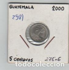Monedas antiguas de Am&eacute;rica: MONEDA GUATEMALA 5 CENTAVOS 2000 - Foto 1