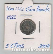 Monedas antiguas de Am&eacute;rica: MONEDA GUATEMALA 5 CENTAVOS 2008 - Foto 1