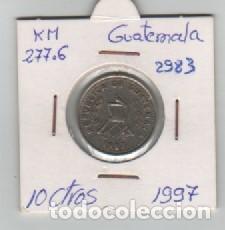 Monedas antiguas de Am&eacute;rica: MONEDA GUATEMALA 10 CENTAVOS 1997 - Foto 1