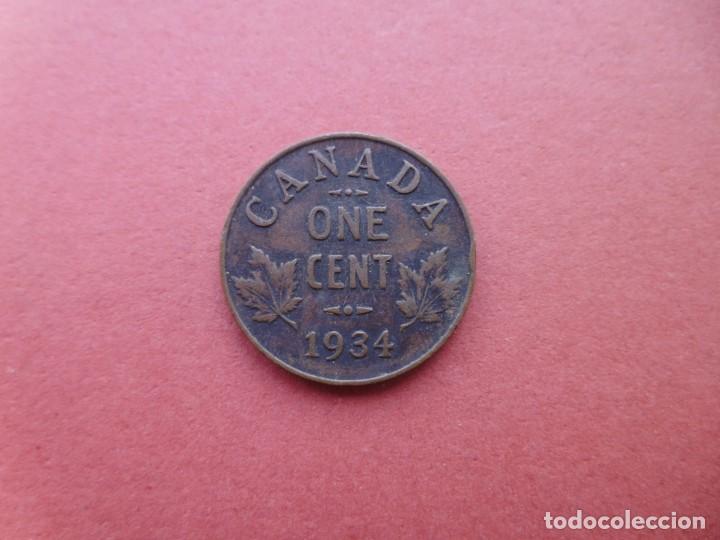 Monedas antiguas de Am&eacute;rica: CANADA 1 CENT 1934 - Foto 1