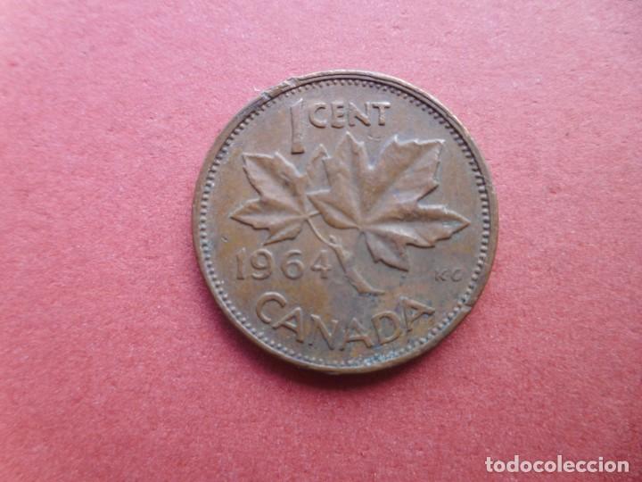 Monedas antiguas de Am&eacute;rica: CANADA 1 CENT 1964 - Foto 1