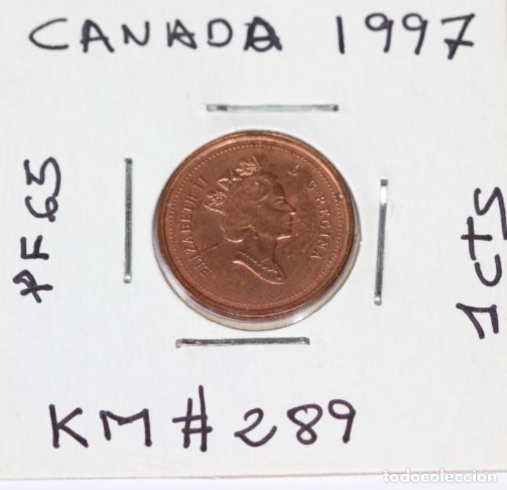 Monedas antiguas de Am&eacute;rica: UN C&Eacute;NTIMO,CANAD&Aacute; 1997 - Foto 1