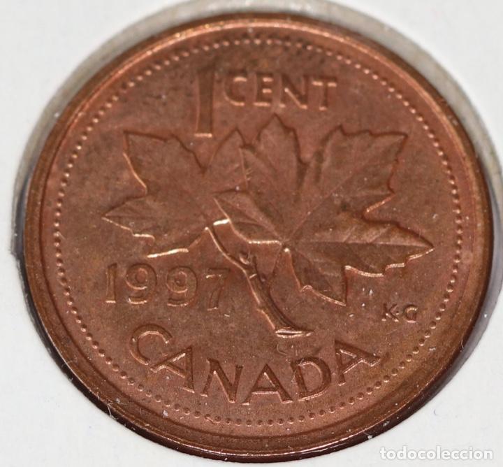 Monedas antiguas de Am&eacute;rica: UN C&Eacute;NTIMO,CANAD&Aacute; 1997 - Foto 2