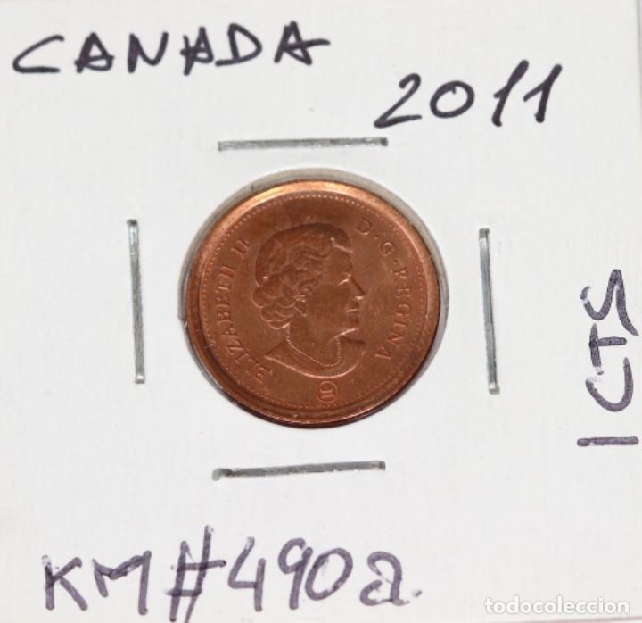 Monedas antiguas de Am&eacute;rica: UN C&Eacute;NTIMO,CANAD&Aacute; 2011 - Foto 1