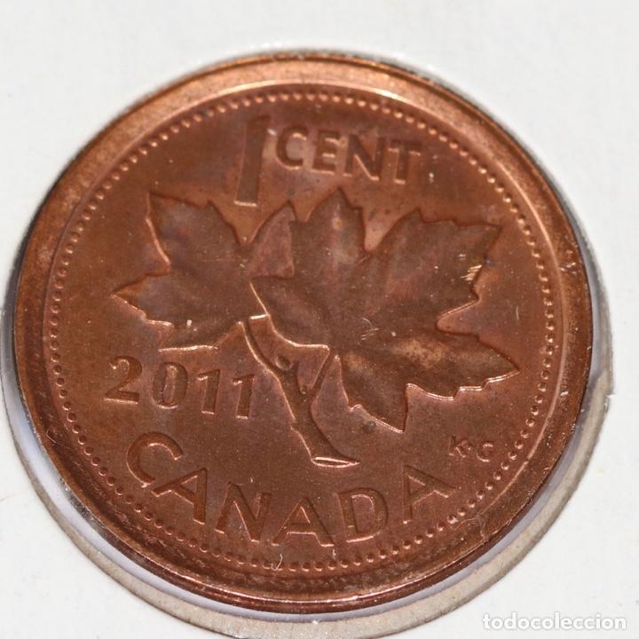 Monedas antiguas de Am&eacute;rica: UN C&Eacute;NTIMO,CANAD&Aacute; 2011 - Foto 2