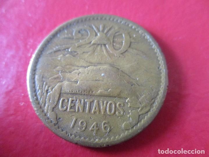 Monedas antiguas de Am&eacute;rica: Mexico. moneda de 20 centavos. 1946 - Foto 1