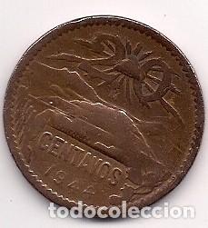 Monedas antiguas de Am&eacute;rica: MEXICO - 20 CENTAVOS DE COBRE DE 1944 - Foto 1