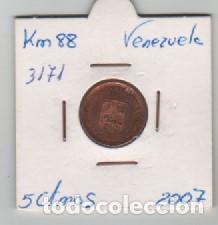 Monedas antiguas de Am&eacute;rica: MONEDA VENEZUELA 5 CENTAVOS 2007 - Foto 1