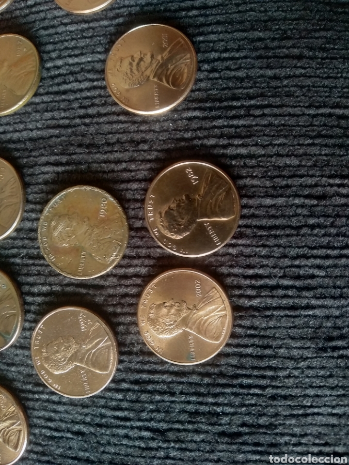 Monedas antiguas de Am&eacute;rica: USA, lote. 11 monedas ONE CENT. - Foto 4