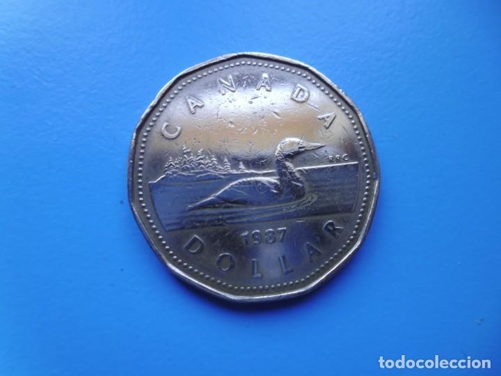 Monedas antiguas de Am&eacute;rica: CANADA 1 DOLAR 1987 - Foto 1