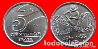 Monedas antiguas de Am&eacute;rica: BRASIL 5 CENTAVOS 1989 - Foto 1