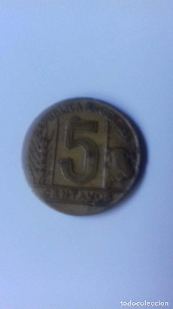 Monedas antiguas de Am&eacute;rica: Moneda Argentina de 5 centavos - Foto 8