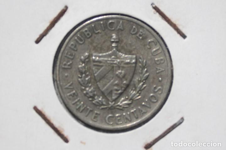Monedas antiguas de Am&eacute;rica: CUBA - 20 CENTAVOS 1968 (2) - Foto 2