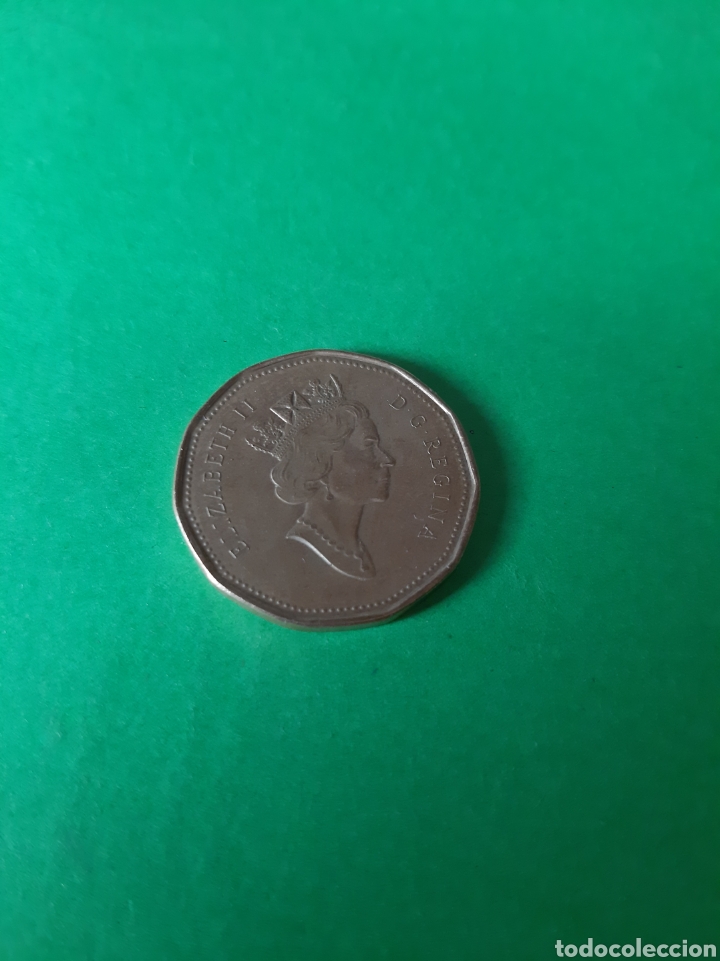 Monedas antiguas de Am&eacute;rica: 1990 CANAD&Aacute; DOLAR PATO - Foto 2