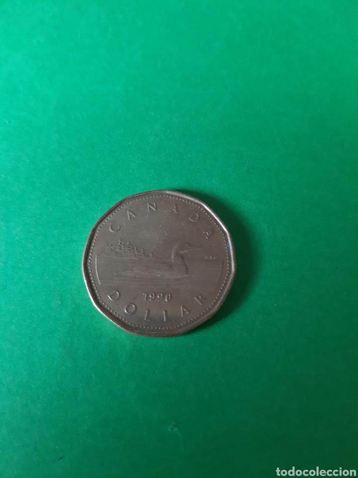 Monedas antiguas de Am&eacute;rica: 1990 CANAD&Aacute; DOLAR PATO - Foto 1
