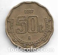 Monedas antiguas de Am&eacute;rica: MEJICO,50 CENTAVOS 2007. - Foto 1